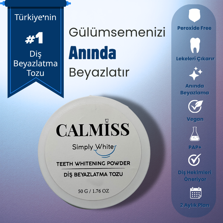 Calmiss® Diş Beyazlatma Tozu