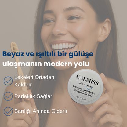 Calmiss® Diş Beyazlatma Tozu