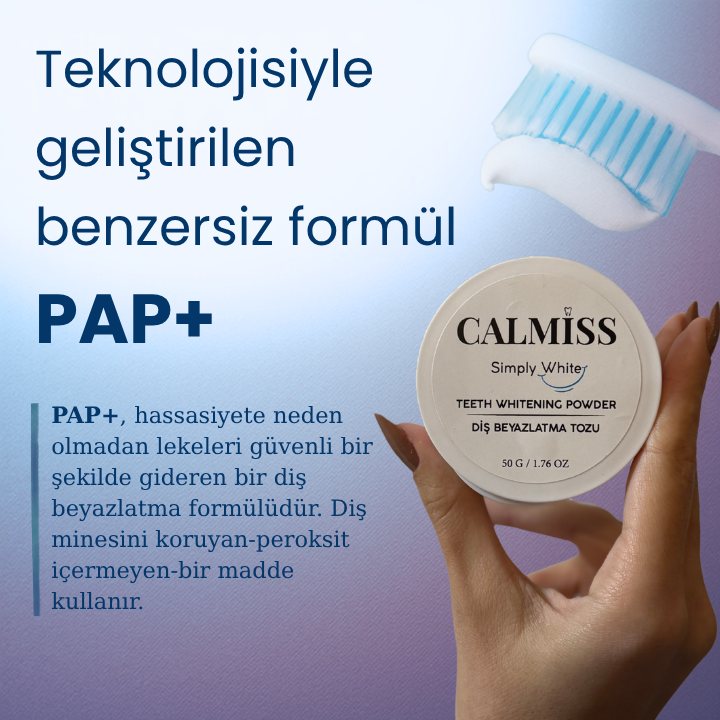 Calmiss® Diş Beyazlatma Tozu